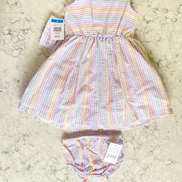 COPY - Bonnie Baby 2 pcs. Set Dress - Picture 3 of 4